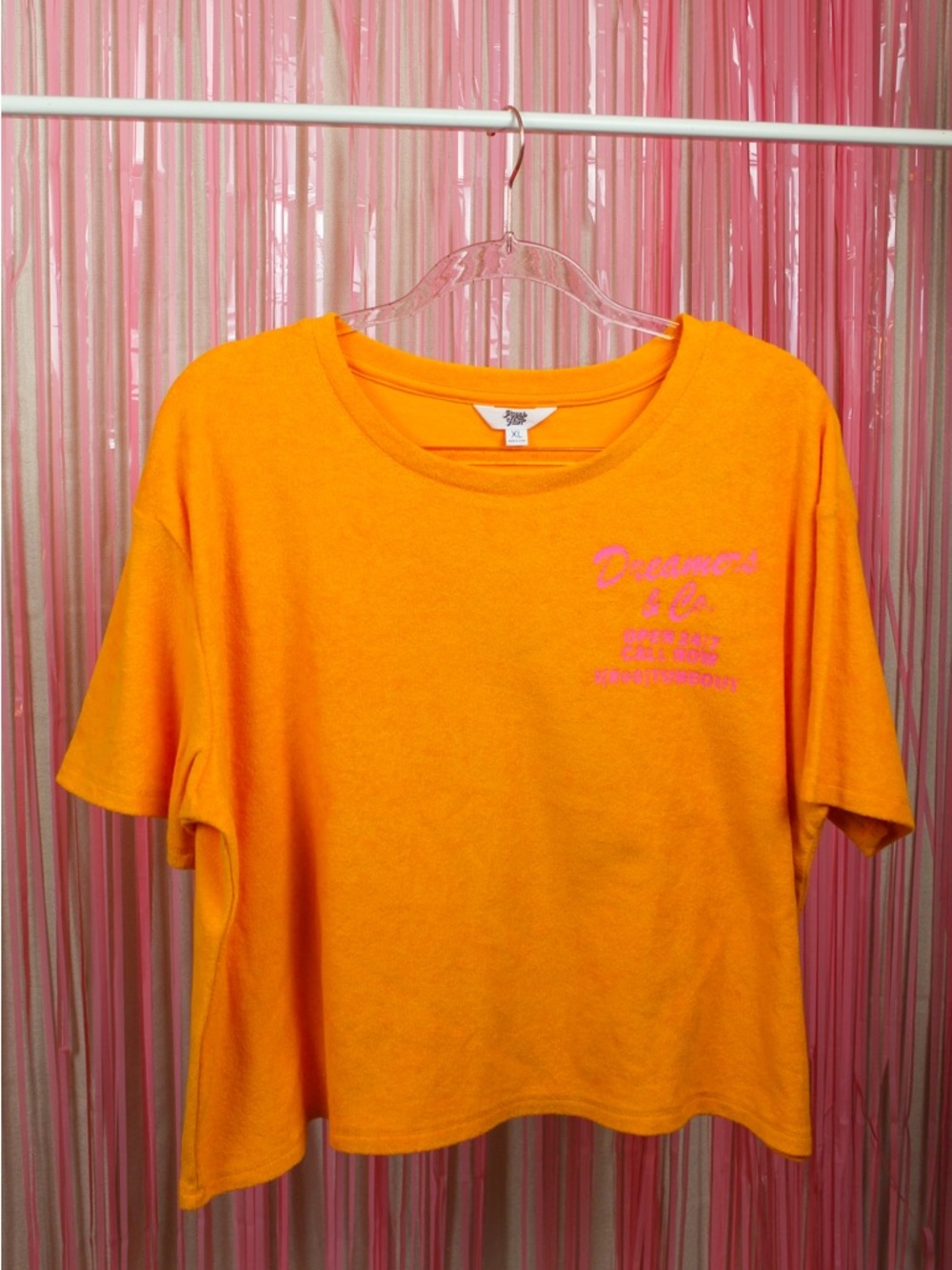 NWT Ascot & Hart Retro Boxy Crop Tee SZ XL